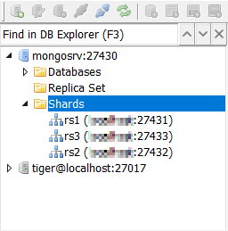 DBExplorer: shards view